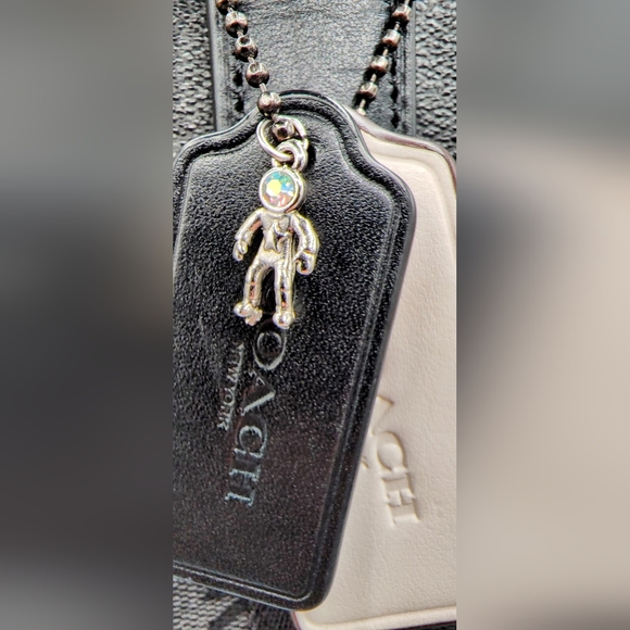 RARE! Coach X NASA City Tote -Upcycled- One-of-a-Kind Black/Grey - Picture 4 of 16